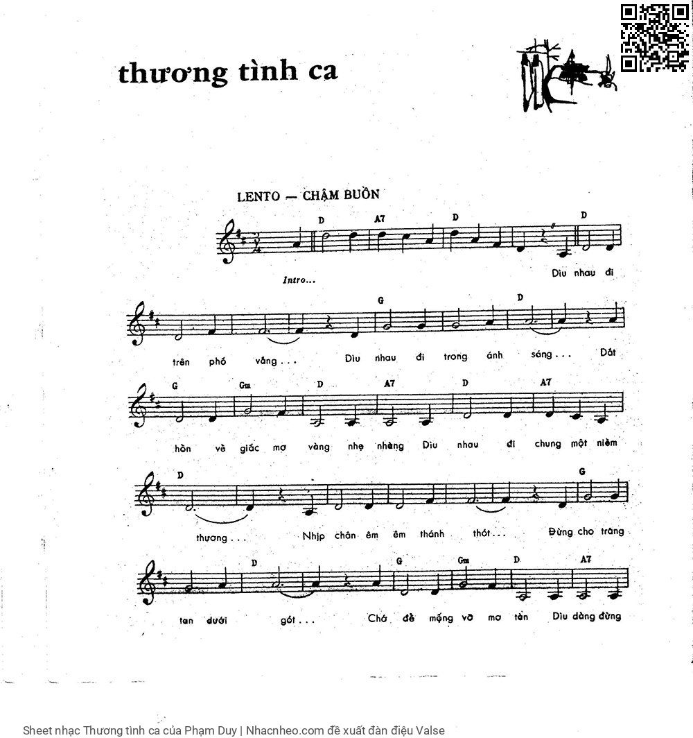 Thương tình ca - Phạm Duy