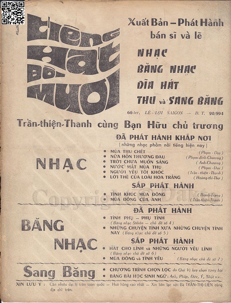 Trang 4 của Sheet nhạc PDF bài hát Tiếc thu - Thanh Trang, 1. Mắt đã một  chiều thu hoen lệ sầu