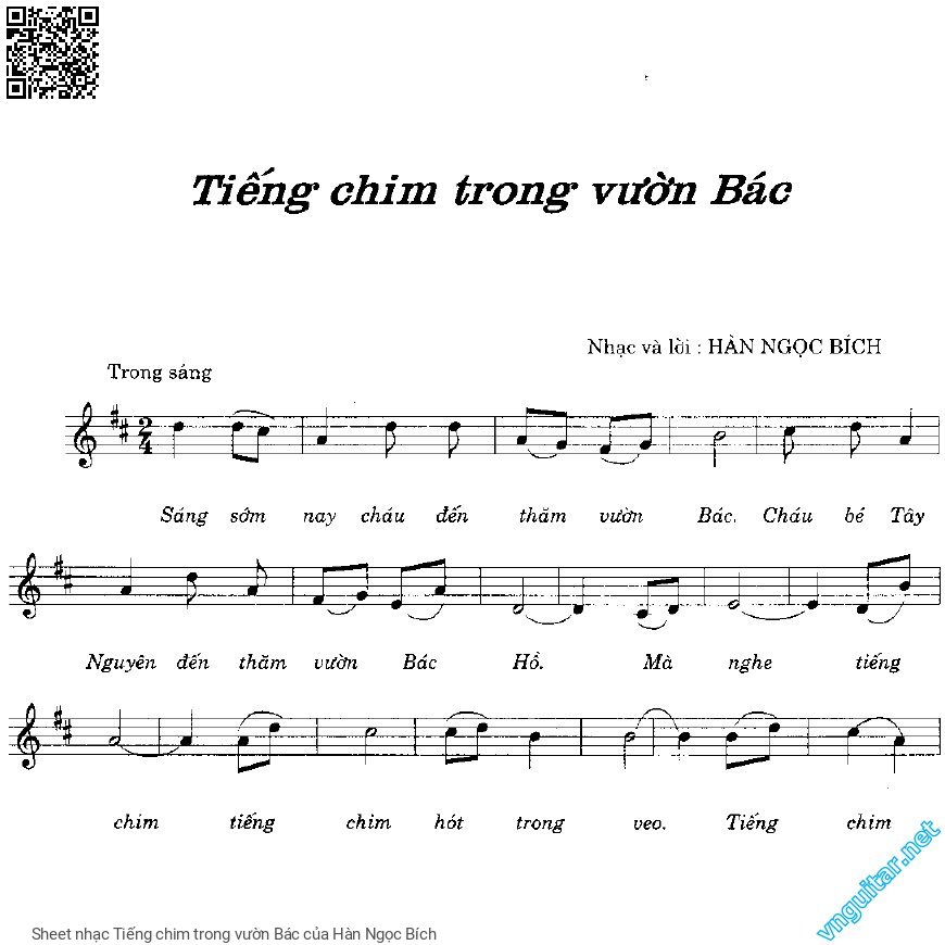 Tiếng chim trong vườn Bác