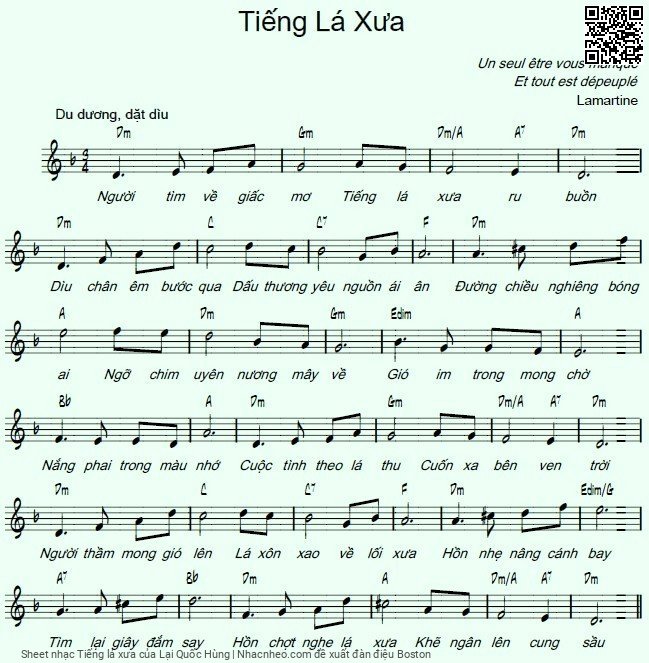 Tiếng lá xưa - Lại Quốc Hùng