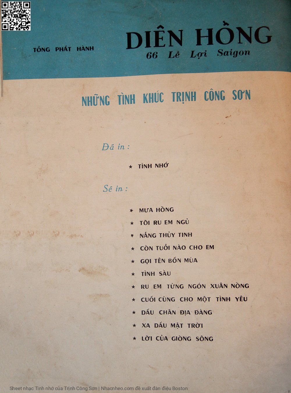 Trang 4 của Sheet nhạc PDF bài hát Tình nhớ - Trịnh Công Sơn, 1. Tình ngỡ đã quên  đi, như lòng cố lạnh lùng. Người ngỡ đã xa  xăm bỗng  về quá thênh  thang