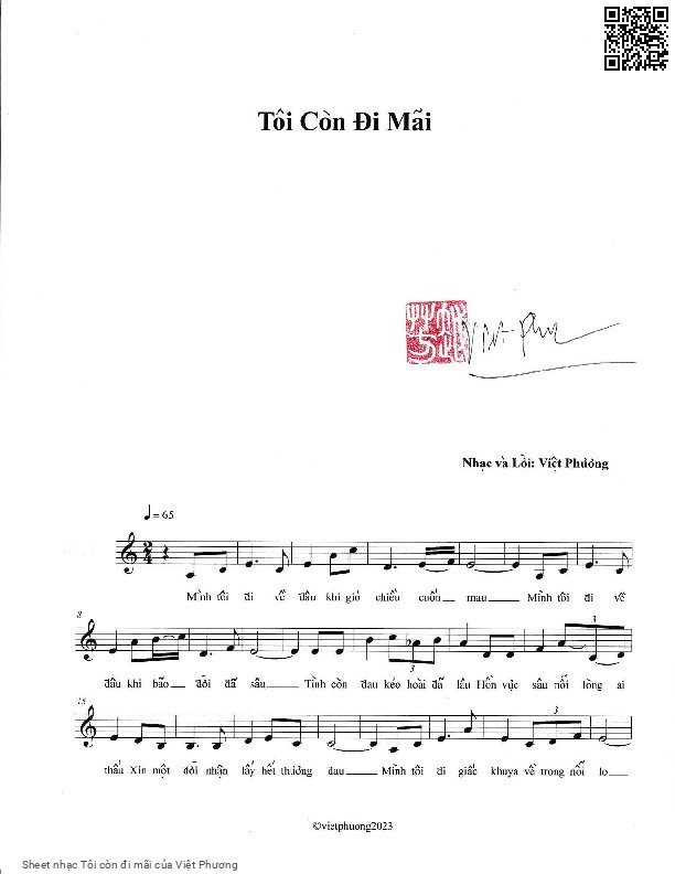 Tôi còn đi mãi - Việt Phương