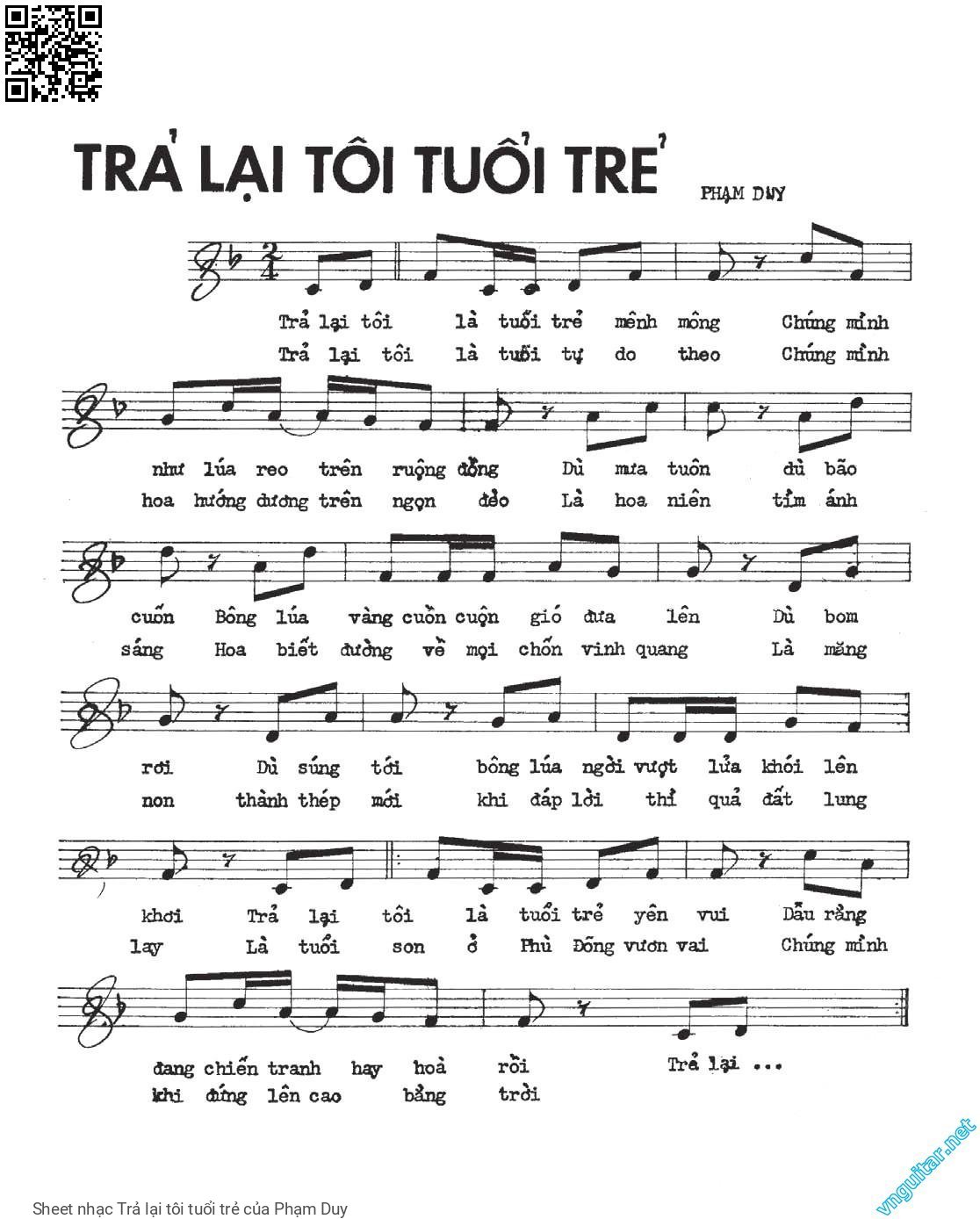 Trả lại tôi tuổi trẻ