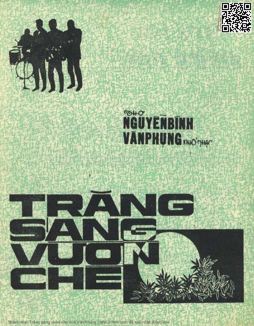 Trang 1 của Sheet nhạc PDF bài hát Trăng sáng vườn chè - Văn Phụng, Sáng  trăng sáng cả vườn chè. Một gian nhà  nhỏ đi về có  nhau Vì  tằm tôi phải chạy  dâu