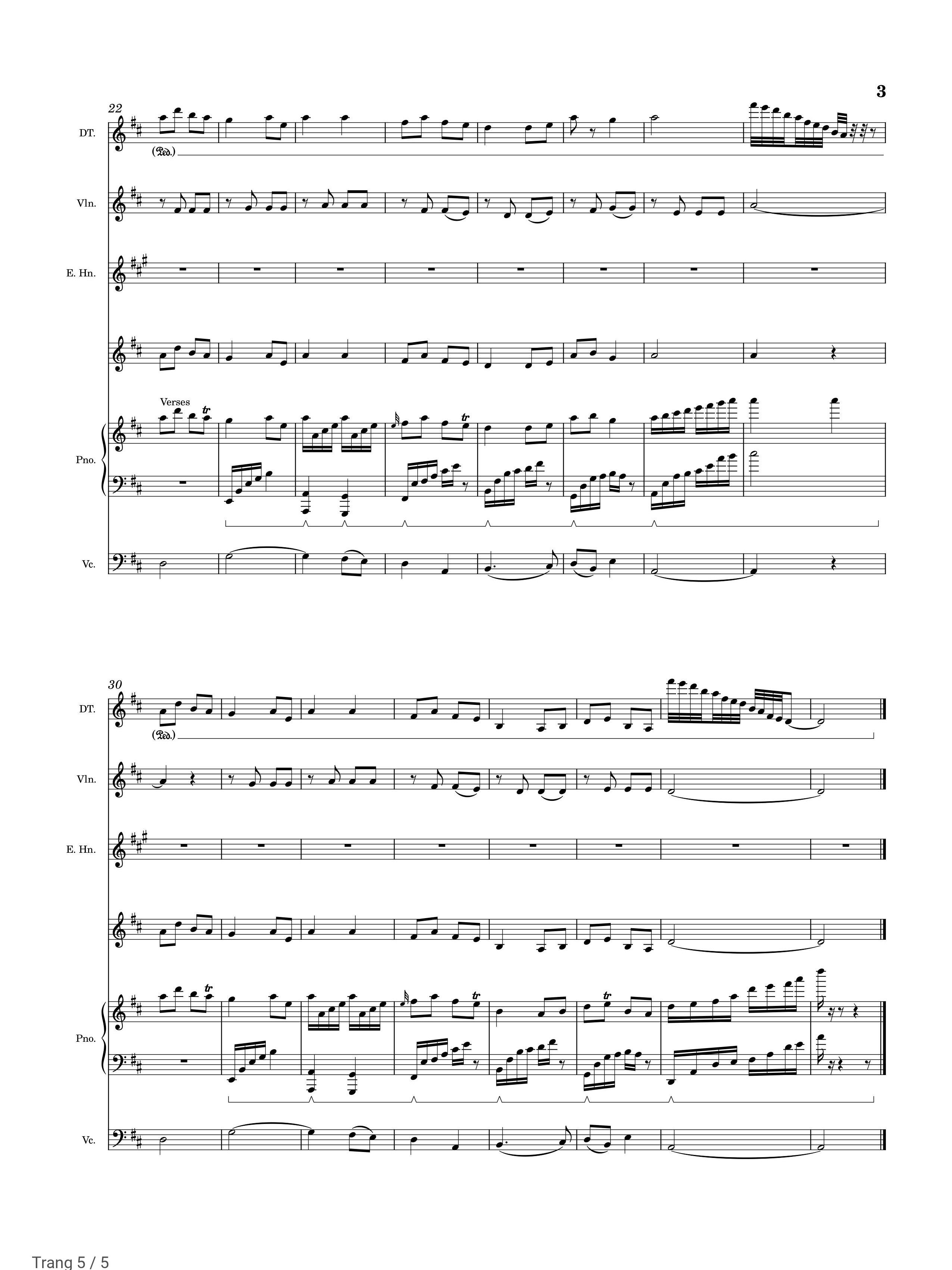 Trang 5 của Sheet nhạc PDF Piano bài hát Ca khúc trầm hương - Lm. Dao Kim