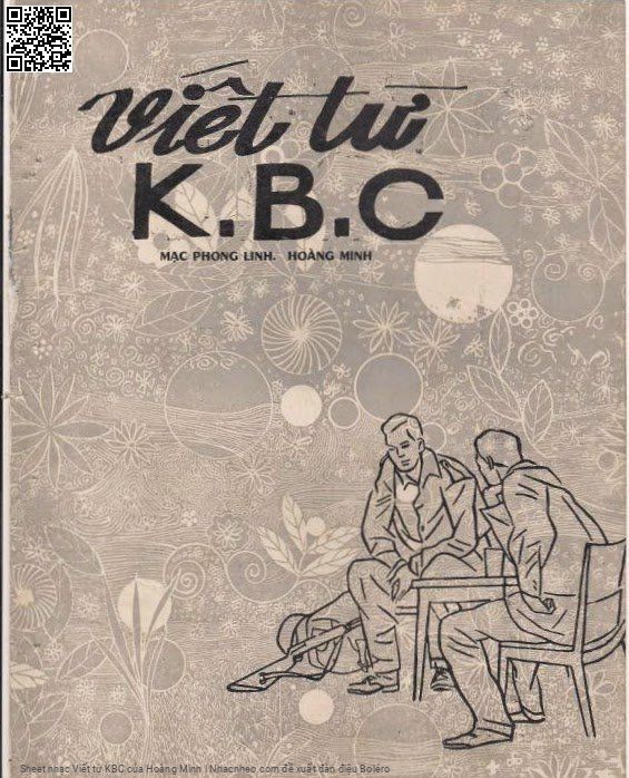 Sheet nhạc Viết từ KBC