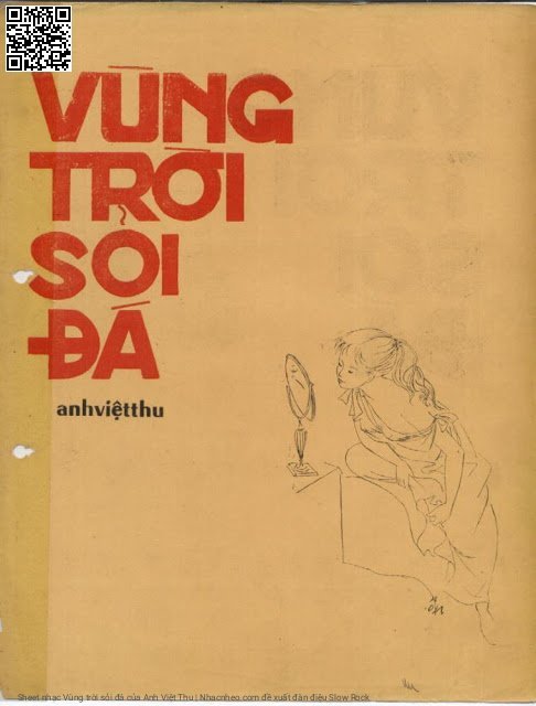 Trang 1 của Sheet nhạc PDF bài hát Vùng trời sỏi đá - Anh Việt Thu