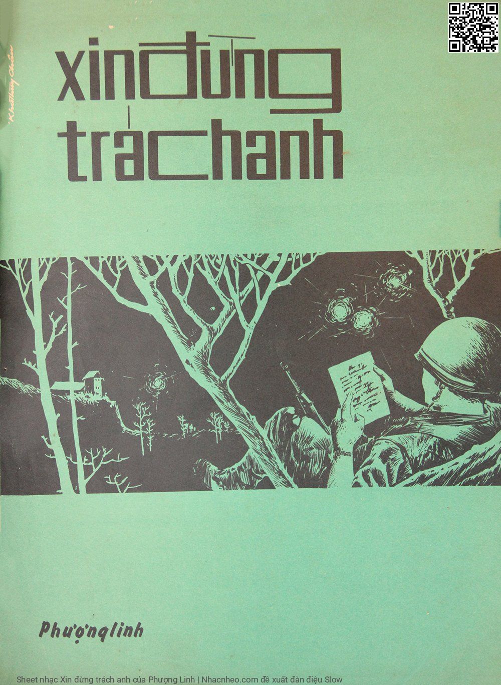 Trang 1 của Sheet nhạc PDF bài hát Xin đừng trách anh - Phượng Linh, 1. Trọn tình đầu tiên dành cho em  đó