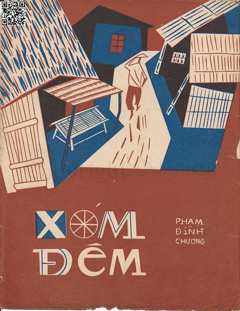 Trang 1 của Sheet nhạc PDF bài hát Xóm đêm - Phạm Đình Chương, Đường về canh  thâu. Đêm khuya ngõ sâu như  không màu Qua phên vênh có bao  mái đầu