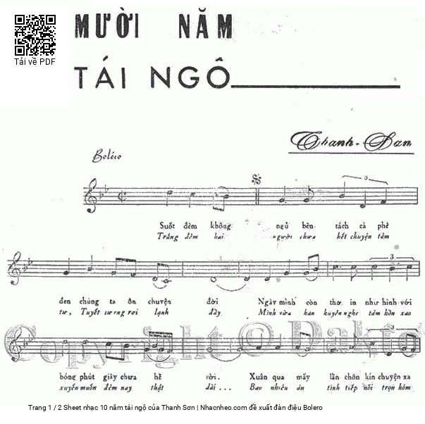 10 năm tái ngộ - Thanh Sơn