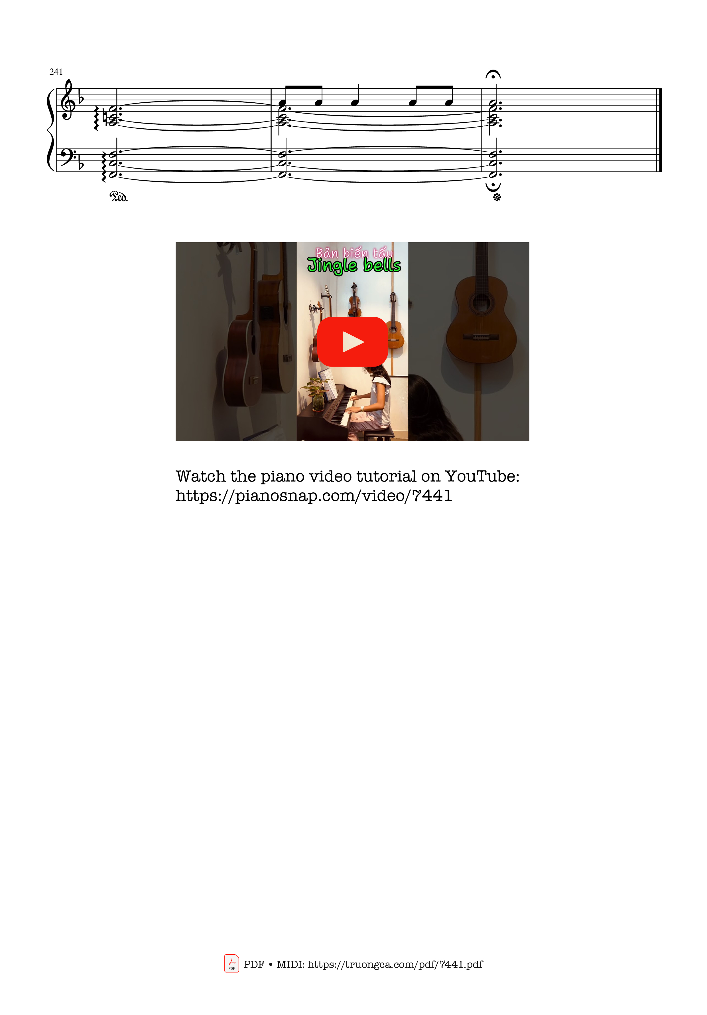 Trang 9 của Sheet nhạc PDF bài hát Jingle Bells Variations Piano - Nhạc Ngoại