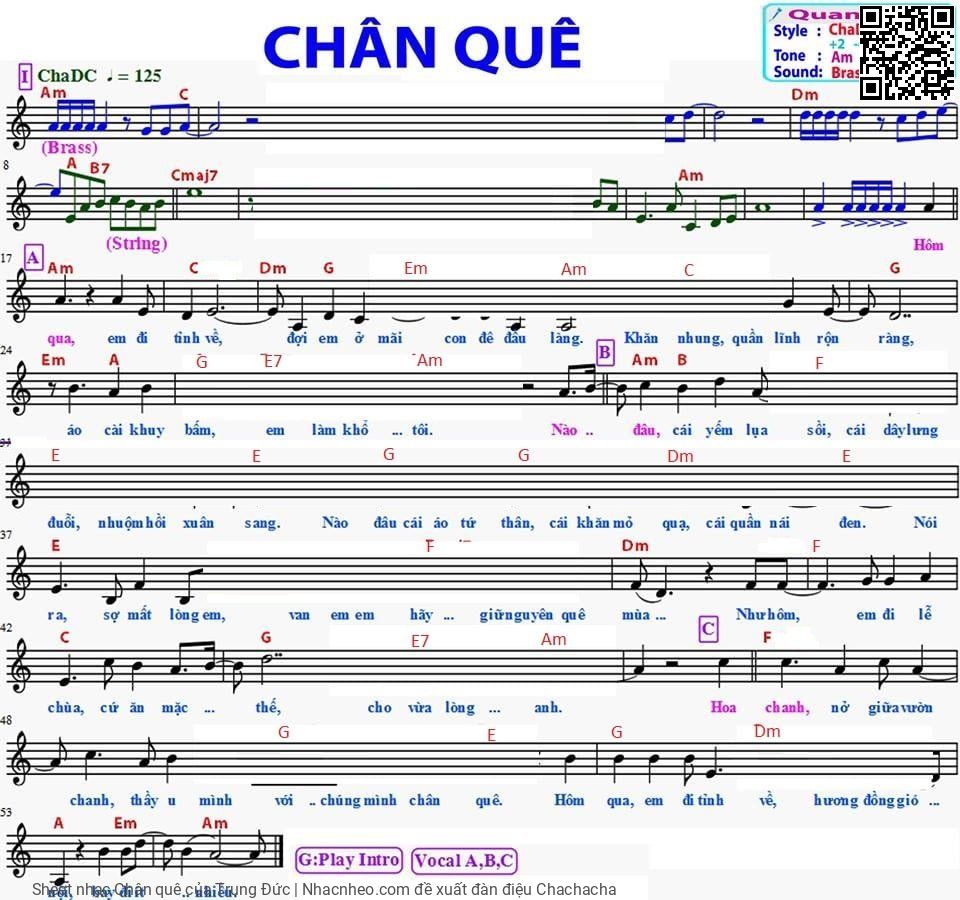 Chân quê - Trung Đức