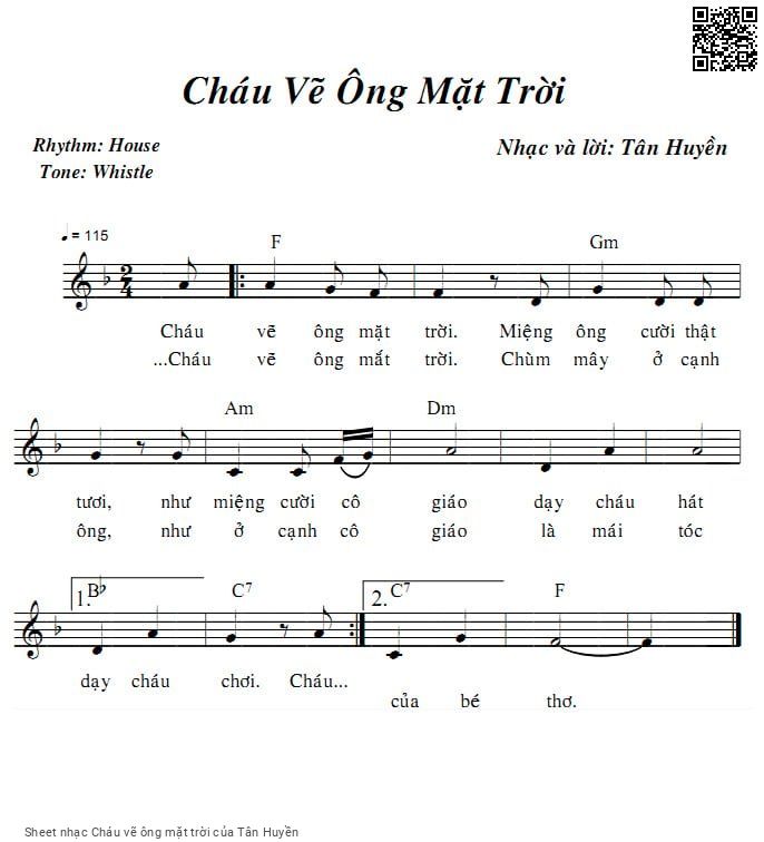 Cháu vẽ ông mặt trời Miệng ông cười thật tươi, Trang 1