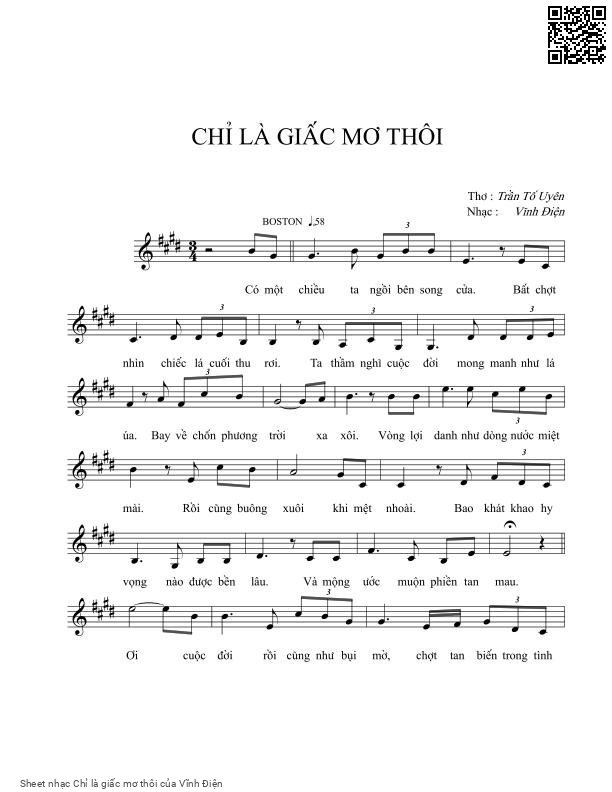 Có một chiều ta ngồi bên song cửa Bất chợt nhìn chiếc lá cuối thu rơi, Trang 1