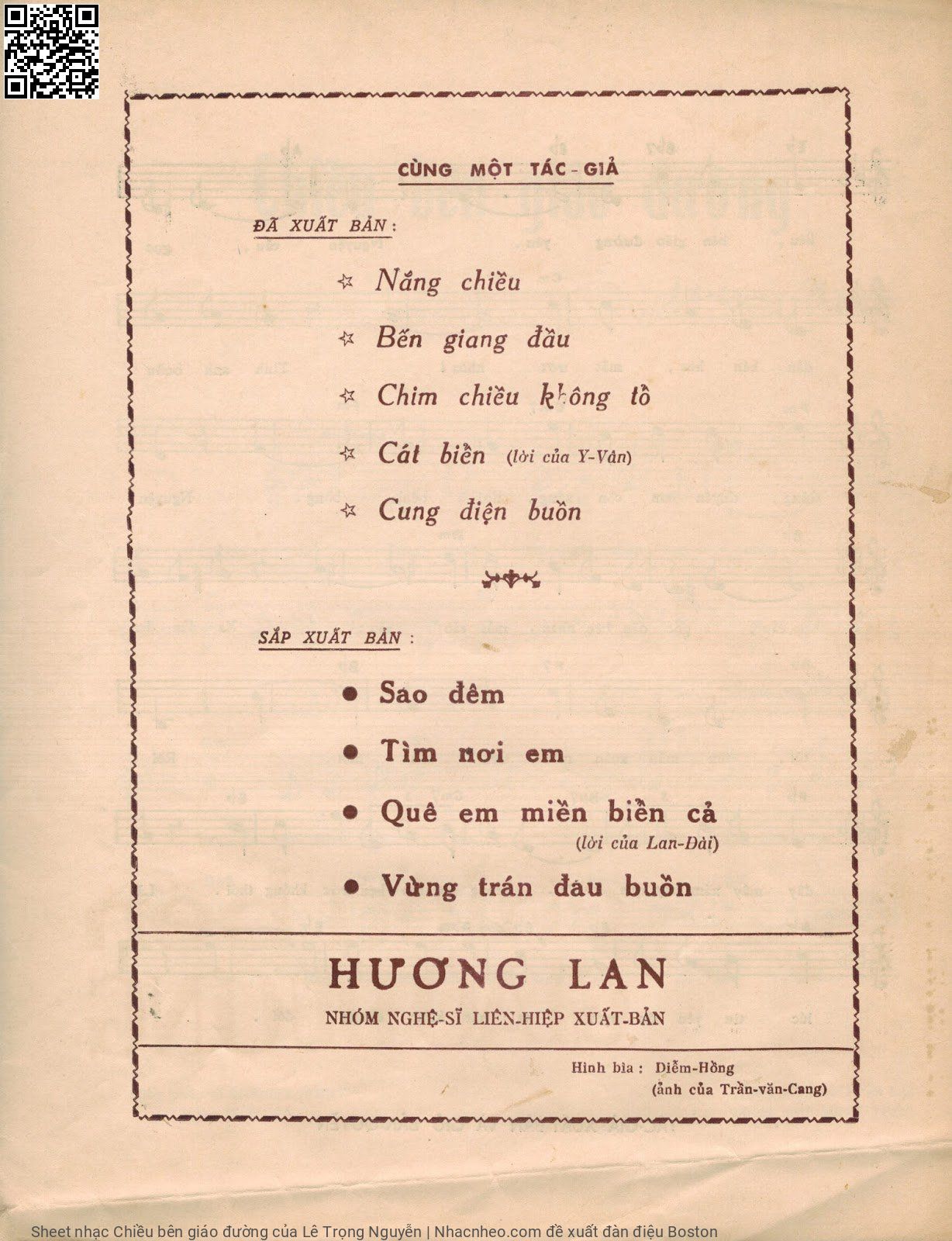 Trang 4 của Sheet nhạc PDF bài hát Chiều bên giáo đường - Lê Trọng Nguyễn, 1. Vàng  rơi bên gót chân son  mềm. Trên  lối đi về xứ hoa  duyên Tà  áo trinh nguyên tung  bay nụ cười thân  ái