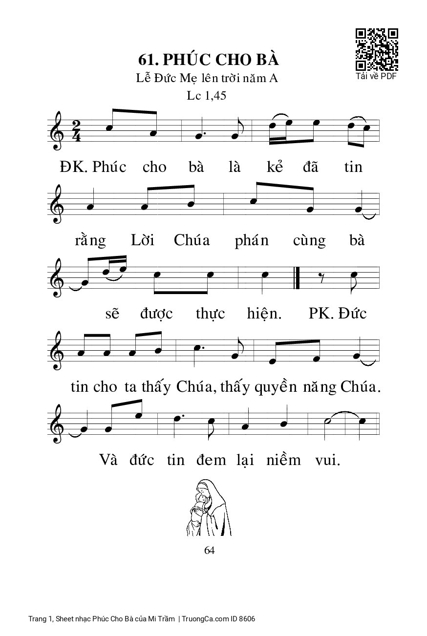 Phúc Cho Bà - Lm. Mi Trầm