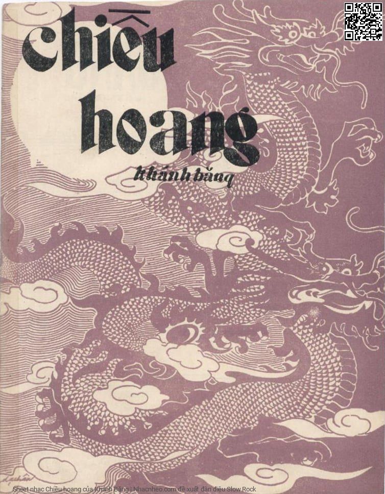 Sheet nhạc Chiều hoang - Khánh Băng