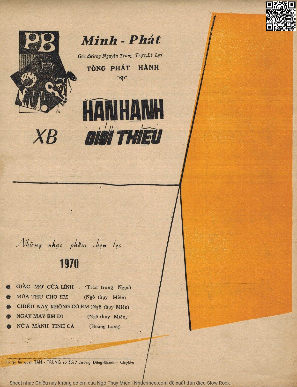 Trang 6 của Sheet nhạc PDF bài hát Chiều nay không có em - Ngô Thụy Miên, 1. Chiều  nay mình lang thang trên phố  dài. Không có  em ai chung bước dỗi nhau giận  hờn