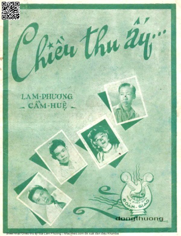 Sheet nhạc Chiều thu ấy