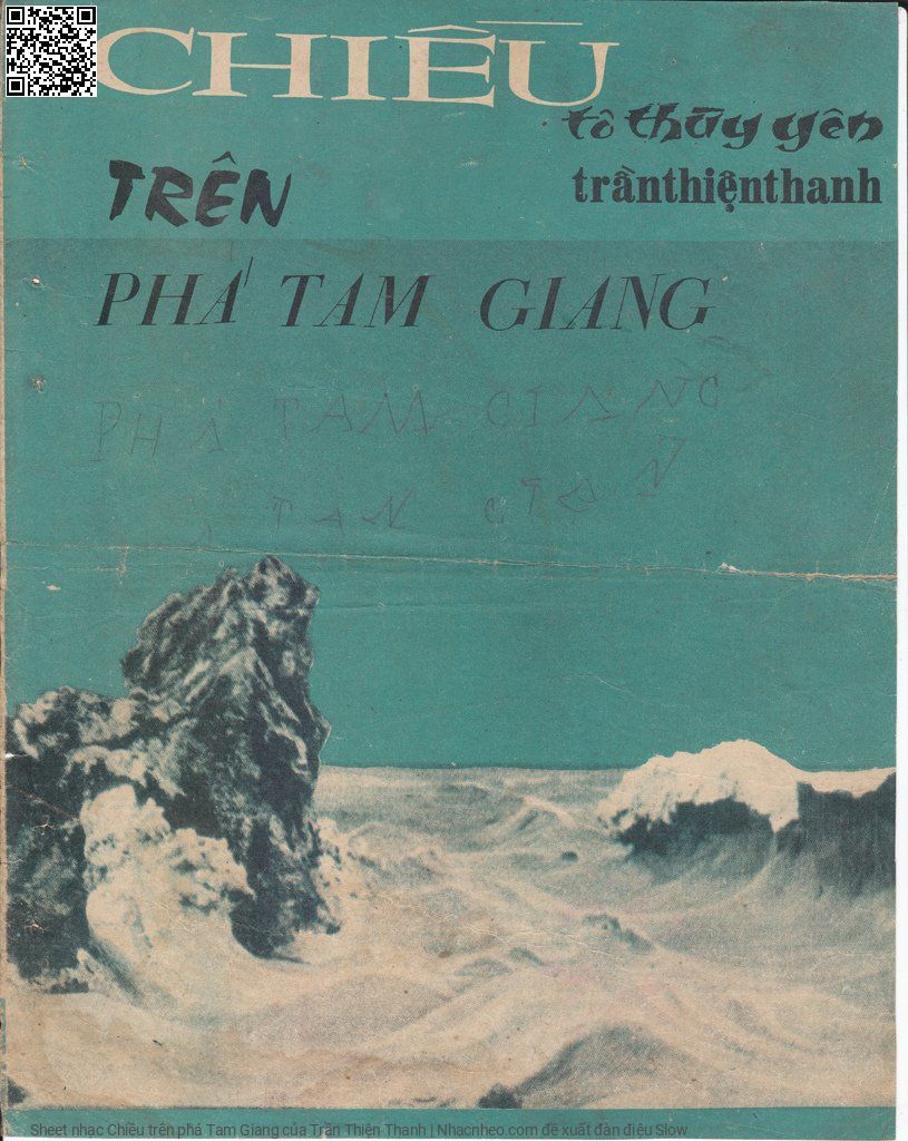 Trang 1 của Sheet nhạc PDF bài hát Chiều trên phá Tam Giang - Trần Thiện Thanh, Chiều trên phá Tam  Giang  anh chợt nhớ  em. Nhớ ôi niềm nhớ ôi niềm nhớ đến bất  tận