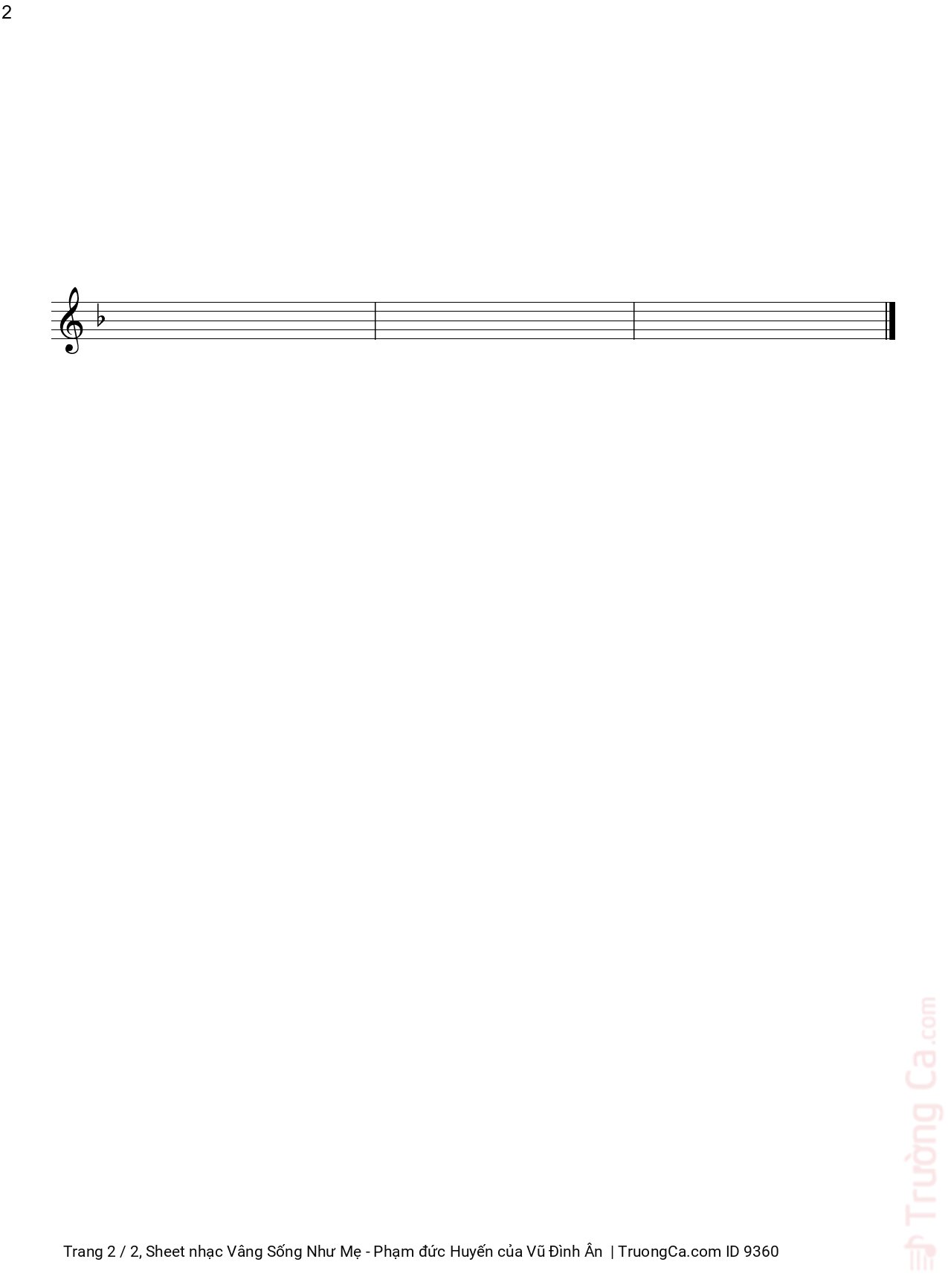 Cuộc đời Mẹ là hai tiếng xin vâng Cuộc đời con nguyện vâng sống như Mẹ, Trang 2