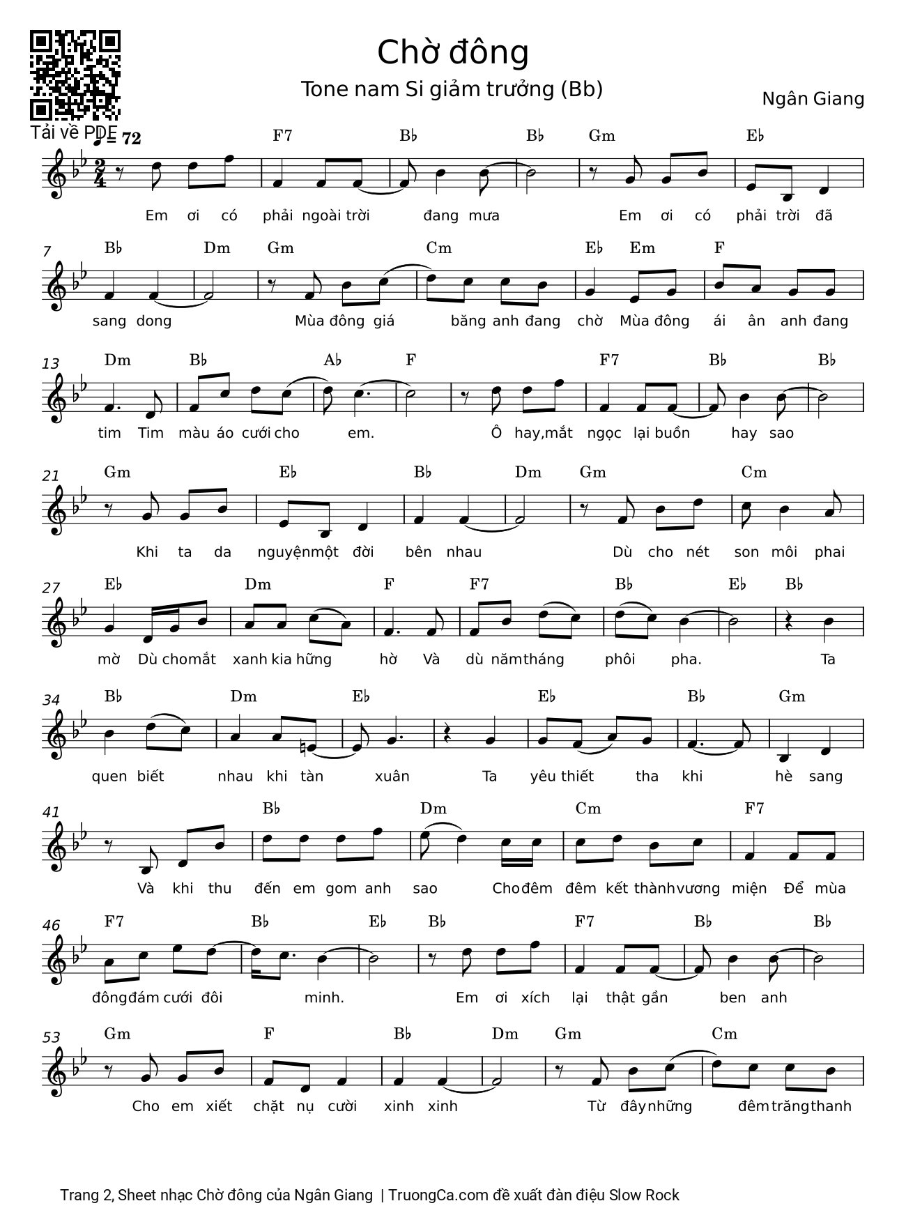 Em ơi có phải ngoài trời đang mưa Em ơi có phải trời đã sang đông, Trang 2