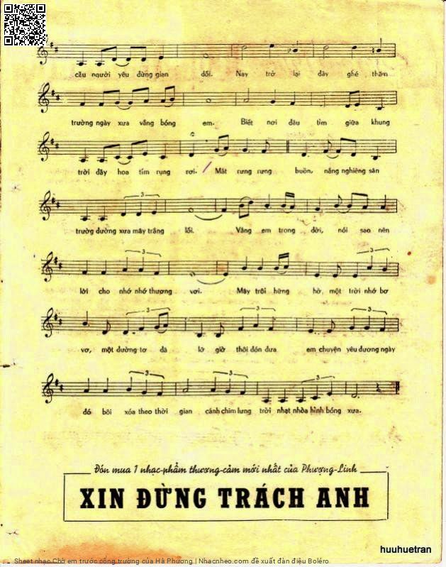 Lời theo ca sĩ Hà Phương Thảo Biết em hay buồn biết em hay hờn vì anh không đưa đón, Trang 3