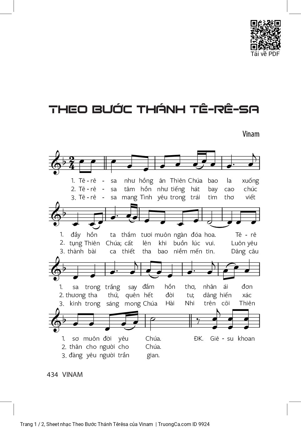 Theo Bước Thánh Têrêsa