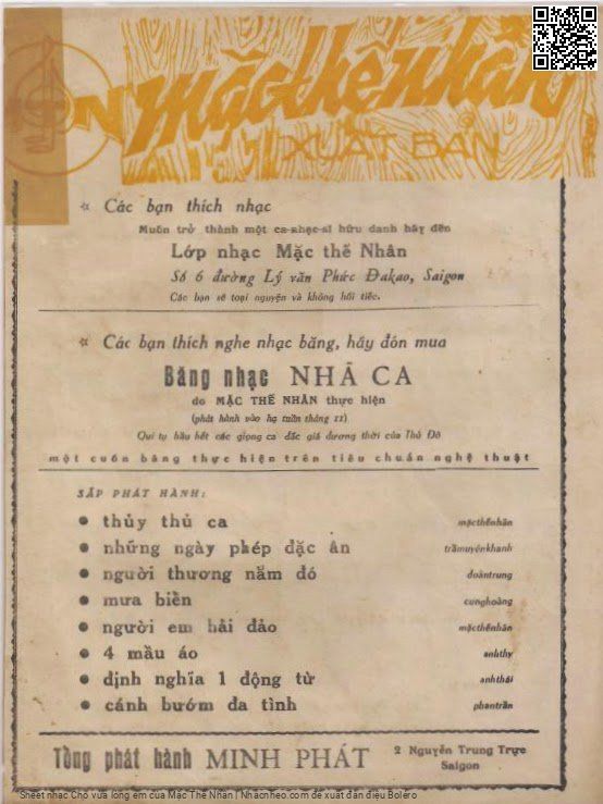 Trang 4 của Sheet nhạc PDF bài hát Cho vừa lòng em - Mặc Thế Nhân, 1. Thôi  rồi ta đã xa nhau kể từ  đêm pháo đỏ rượu  hồng