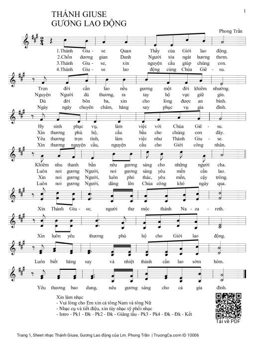 Thánh Giuse, Gương Lao động