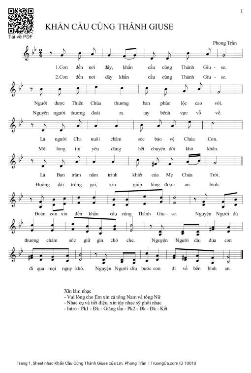 Khẩn Cầu Cùng Thánh Giuse