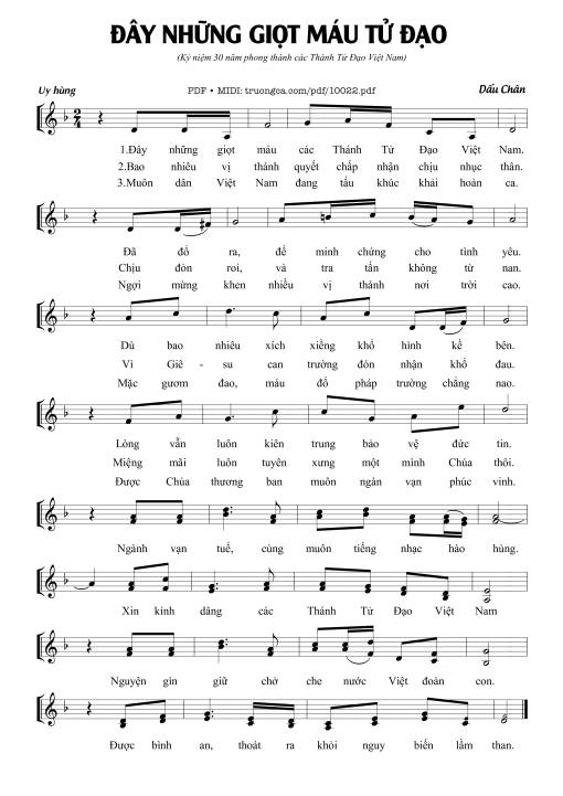 Đây Những Giọt Máu Tử đạo