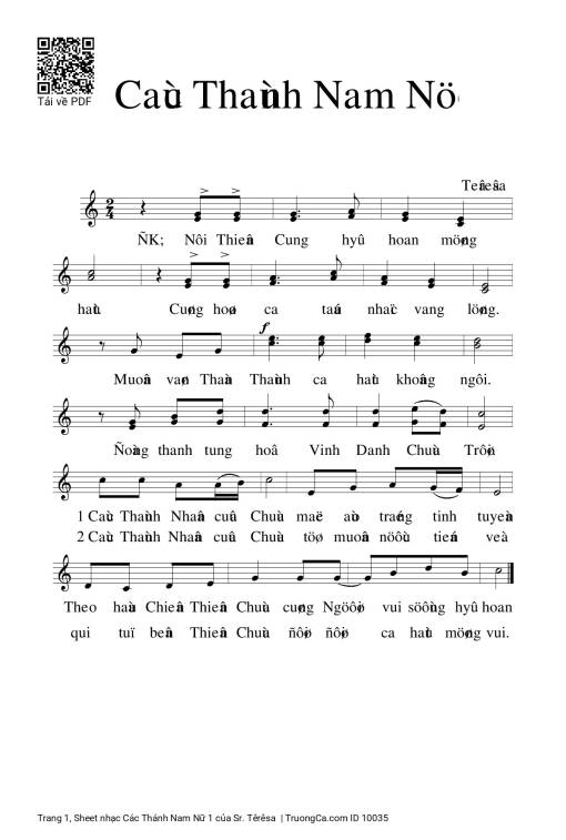 Các Thánh Nam Nữ 1