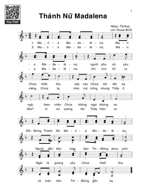 Thánh Nữ Mađalêna