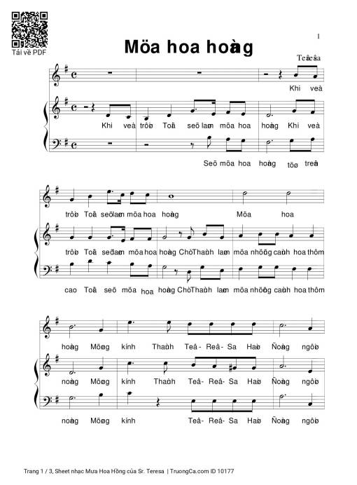 Mưa Hoa Hồng - Sr. Teresa