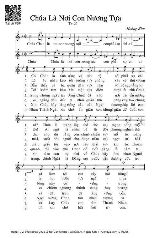 Chúa Là Nơi Con Nương Tựa