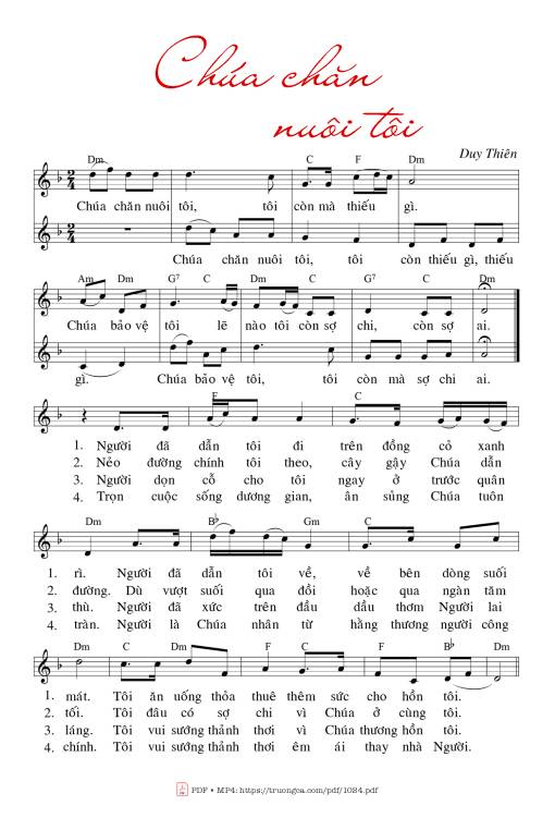 Chúa chăn nuôi tôi