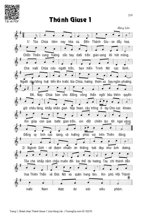 Thánh Giuse 1 - Hùng Lân