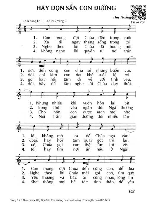 Hãy Dọn Sẵn Con đường