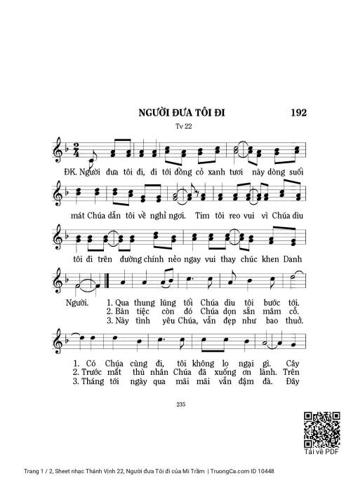 Thánh Vịnh 22, Người đưa Tôi đi