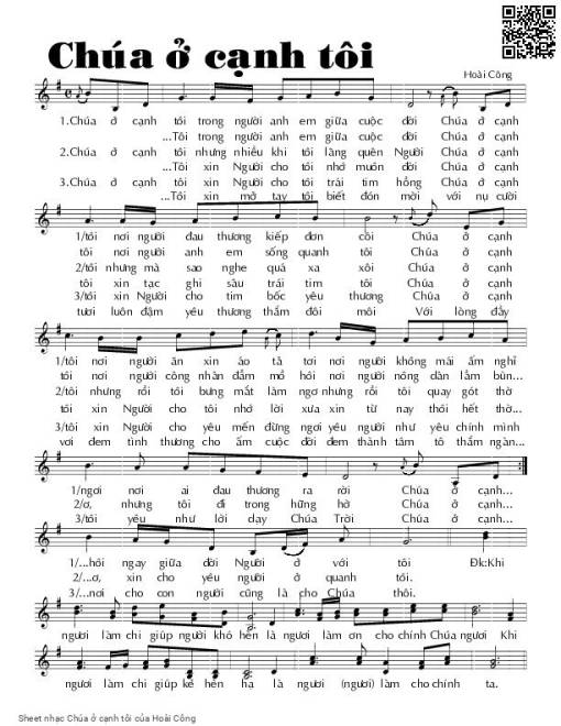 Chúa ở cạnh tôi