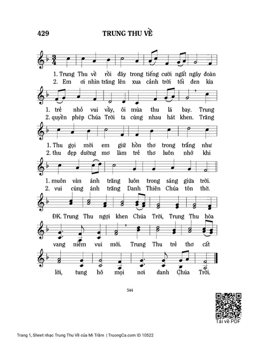 Trung Thu Về - Mi Trầm