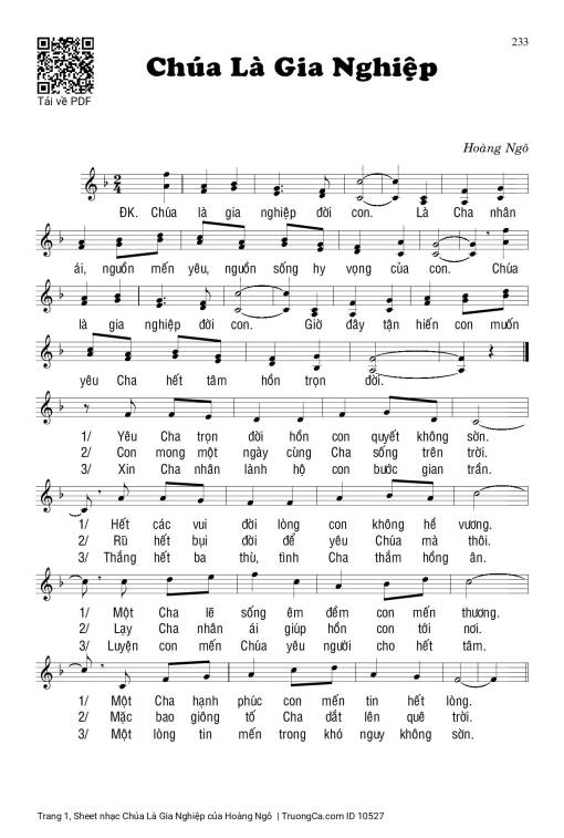 Chúa Là Gia Nghiệp