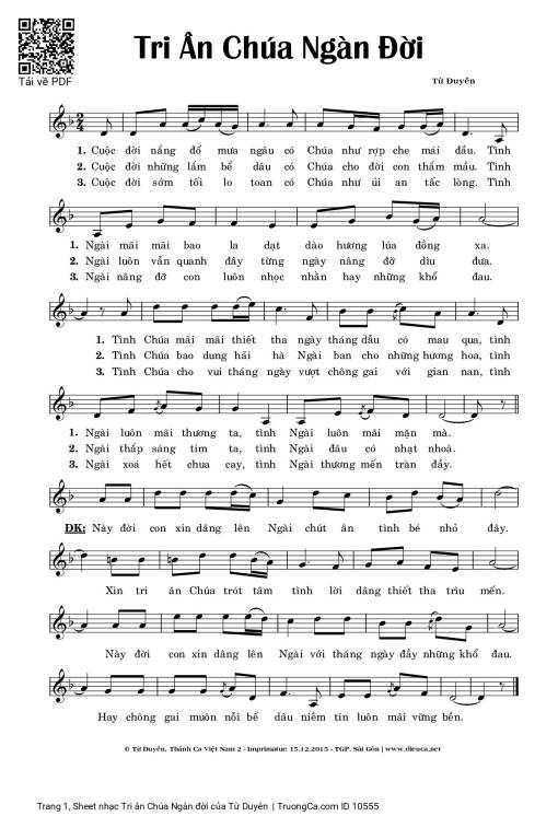 Tri ân Chúa Ngàn đời