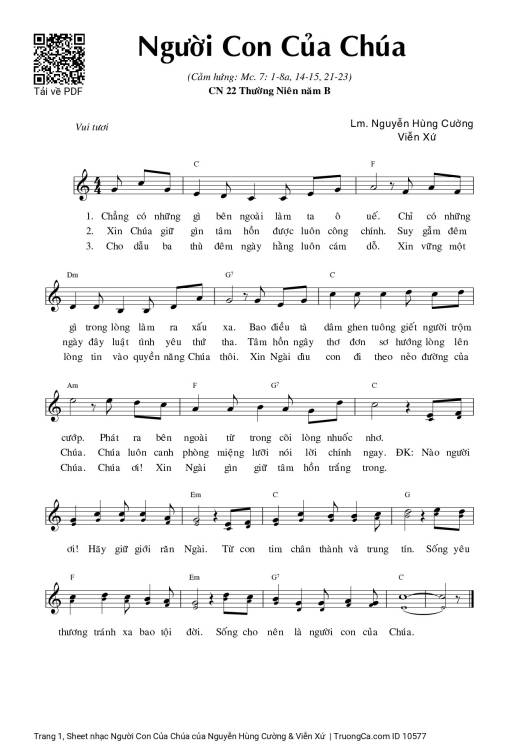 Người Con Của Chúa