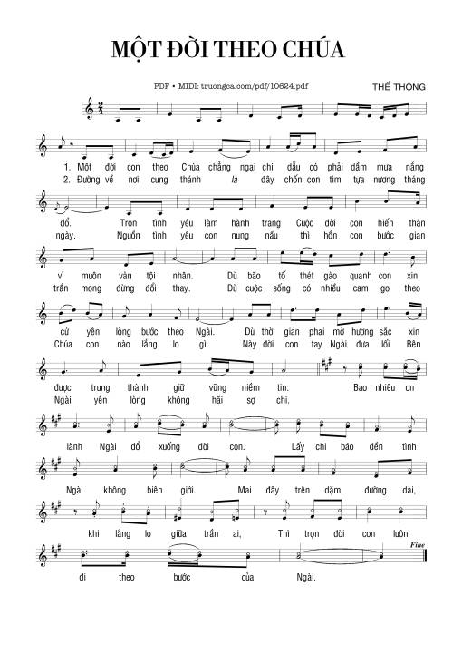 Một đời Theo Chúa