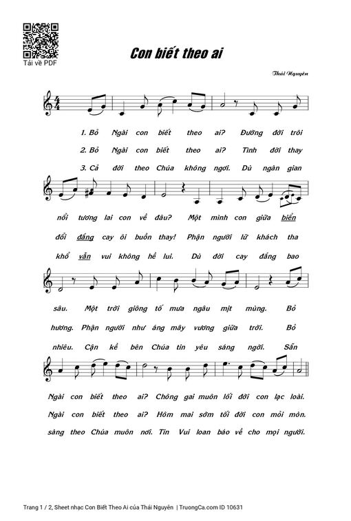 Con Biết Theo Ai