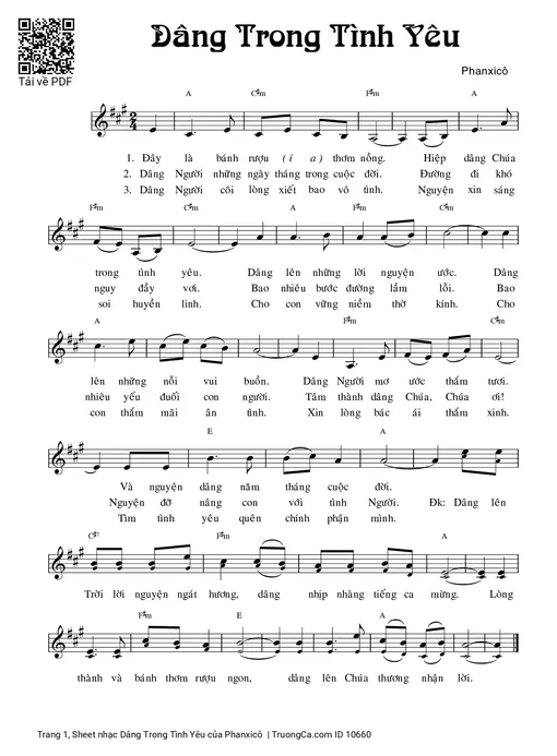 Dâng Trong Tình Yêu