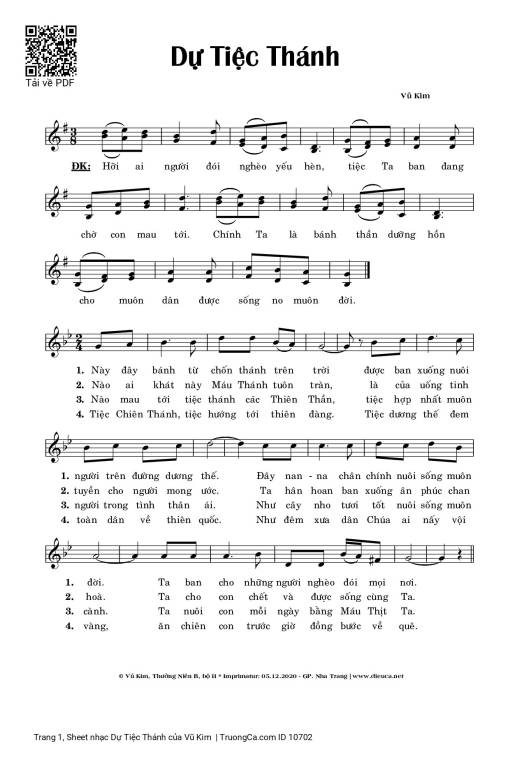 Dự Tiệc Thánh - Vũ Kim