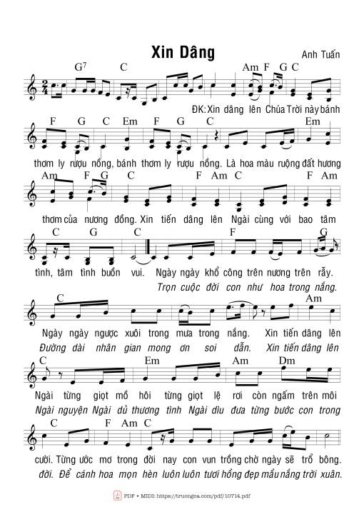 Xin Dâng - Anh Tuấn